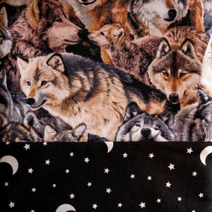 Starry Sky with Realistic Animal Print Panel (Assorted Colours)