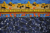Construction Heavy Machinery with Blue Cotton Constellations